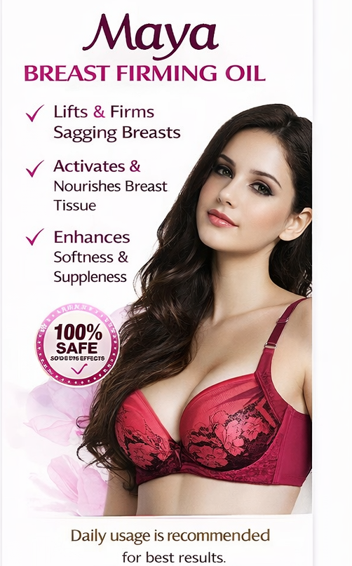 **MAYA BREAST ENHANCEMENT COMBO Capsules + Firming Oil**