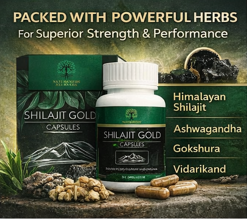 NatureMeds Ayurveda Shilajit Gold Capsules (30 capsule)